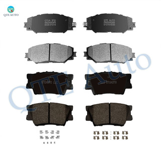 Set of 8 Front-Rear Ceramic Brake Pad Kit For 2010-2012 Lexus HS250H