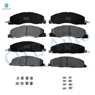 Set of 8 Front-Rear Ceramic Brake Pad Kit For 2009 2010 Dodge RAM 3500