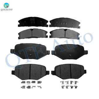Set of 8 Front-Rear Ceramic Brake Pad Kit For 2013-2019 Ford Police Interceptor Utility