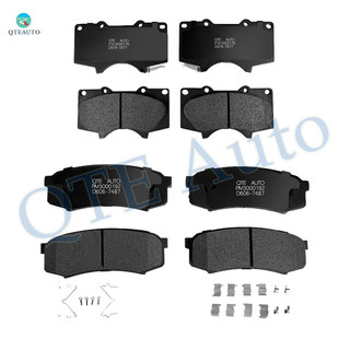 Set of 8 Front-Rear Ceramic Brake Pad Kit For 2003-2009 Lexus GX470 Base