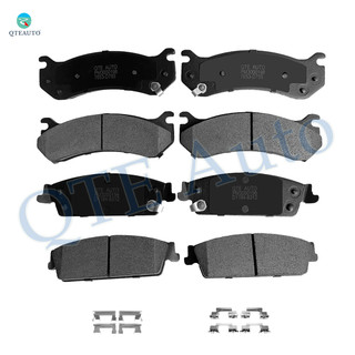 Set of 8 Front-Rear Ceramic Brake Pad Kit For 2008 GMC Yukon XL 1500