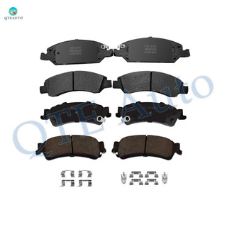 Set of 8 Front-Rear D792 7662 Ceramic Brake Pad Kit For 2005 Chevrolet Silverado 1500