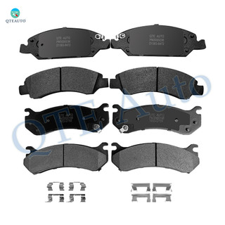 Set of 8 Front-Rear 7653-D785 Ceramic Brake Pad Kit For 2005 2006 GMC Sierra 1500