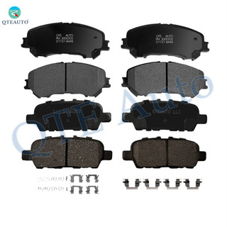 Set of 8 Front-Rear Ceramic Brake Pad Kit For 2017-2019 Nissan Rogue Sport