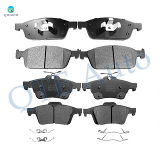 Set of 8 Front-Rear D1564 7957 Ceramic Brake Pad Kit For 2013-2016 Ford Escape