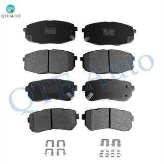 Set of 8 Front-Rear Ceramic Brake Pad Kit For 2010-2013 KIA Forte Koup