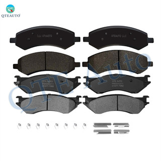 Set of 8 Front-Rear Ceramic Brake Pad Kit For 2006 2007 Dodge RAM 1500 Engine VIN: 2