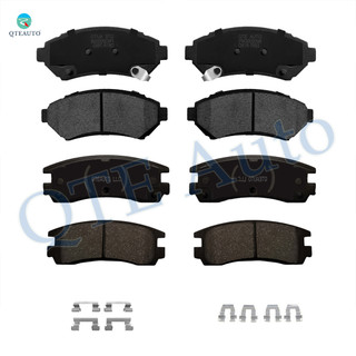 Set of 8 Front-Rear Ceramic Brake Pad Kit For 2001-2005 Pontiac Bonneville