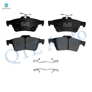 Rear Ceramic Brake Pad Kit Fits 2006-2009 Jaguar Vanden Plas Base