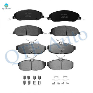 Set of 8 Front-Rear Ceramic Brake Pad Kit Fits 2005-2010 Ford Mustang