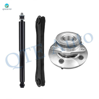 Set of 3 Front Upper Control Arm-Wheel Hub Bearing Assembly-Shock Absorber For 2000 2001 Dodge RAM 1500