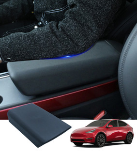 Refresh Edition Armrest Box Cover For 2023-2025 Tesla 3 Black