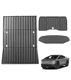 Set of 3 Front Back Box Mats For 2024 2025 Tesla Cybertruck