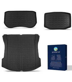 Set of 3 All Weather Trunk Mats For 2021-2023 Tesla 3 Except Highland
