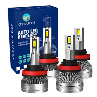 Set of 4 H8/H9/H11 LED Bulb Super Bright High Beam Fog Light 140W, Voltage 12V, 6000K, Lifespan 30,000 hours, Waterproof rate IP68, Operating Temperature -15c~105c For 2005-2008 Porsche 911