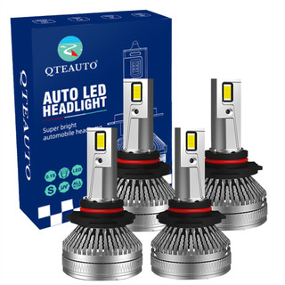 Set of 4 9005/HB3/H10 9006/HB4 LED Bulb Super Bright High Beam Low Beam 140W, 12V, Color Temperature 6000K, Lifespan 30,000 hours, IP68, -15c~105c For 1987-1994 Oldsmobile Cutlass Cruiser