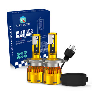 2PC H4/HB2/9003 LED Bulb High Beam Low Beam 52W, 12V, Color Temperature 6000K, Lifespan 30,000 hours, Waterproof rate IP68, Operating Temperature -15c~105c For 1992 1993 Mercedes-Benz 300SE