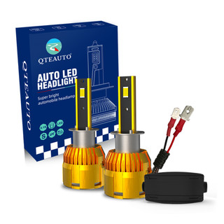2P H1 LED Bulb Super Bright High Beam 52W, Voltage 12V, Color Temperature 6000K, Lifespan 30,000 hours, Waterproof rate IP68, Operating Temperature -15c~105c For 1997-2000 Mercedes-Benz C230