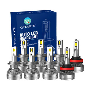 Set of 8 H7 H8/H9/H11 LED Bulb Super Bright Daytime Running High Beam Low Beam Fog Light 140W, 12V, Color Temperature 6000K, 30,000 hours, IP68, -15c~105c For 2002-2006 BMW 330XI