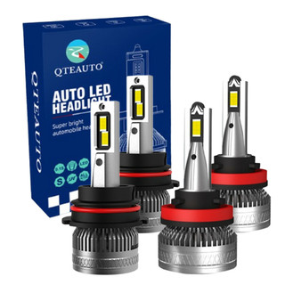 Set of 4 H13/9008 H8/H9/H11 LED Bulb Super Bright High Beam Low Beam Fog Light 140W, 12V, Color Temperature 6000K, 30,000 hours, Waterproof rate IP68, -15c~105c For 2013-2017 Nissan Leaf