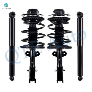 Set Front Quick Complete Strut-Coil Spring-Rear Shock For 2001-2007 Dodge Grand Caravan FWD Monotube Performance Upgrade