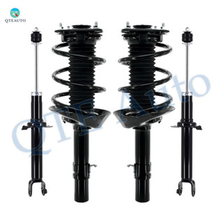 Set Front Quick Complete Strut-Coil Spring-Rear Suspension Strut For 2016 2017 Honda Accord
