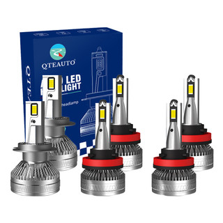 Set of 6 H7 H8/H9/H11 LED Bulb High Beam Low Beam Fog Light 140W, Voltage 12V, Color Temperature 6000K, Lifespan 30,000 hours, IP68, Operating Temperature -15c~105c For 2005-2007 Volvo S40