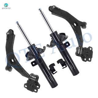 Set of 4 Front Lower Control Arm Ball Joint-Suspension Strut Assembly For 2010-2013 Mazda 3