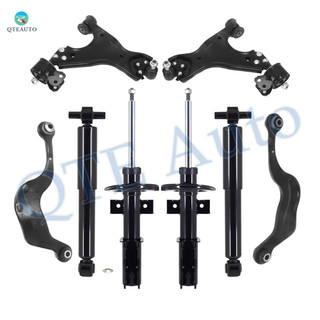 Set of 8 Front Lower Control Arm Ball Joint-Suspension Strut Assembly-Rear Upper Rearward Control Arm-Shock Absorber For 2007-2012 GMC Acadia
