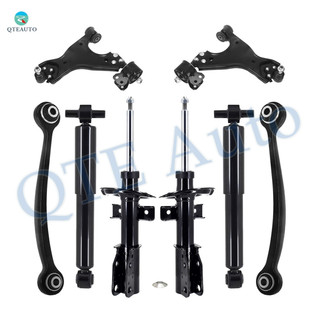 Set of 8 Front Lower Control Arm Ball Joint-Rear Upper Forward Control Arm-Suspension Strut Assembly-Shock Absorber For 2013-2017 Chevrolet Traverse Set of 8 Front Lower Control Arm Ball Joint-Rear Upper Forward Control Arm-Suspension Strut Assembly-Shock Absorber For 2013-2017 Chevrolet Traverse