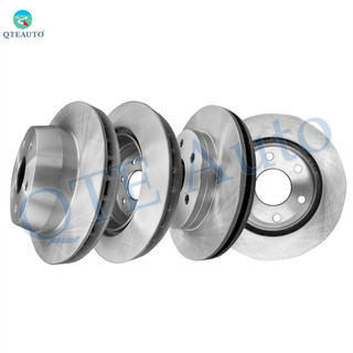 Set of 4 Front 305mm-Rear 330.2mm Brake Disc Rotors For 2003-2008 Chevrolet Express 1500