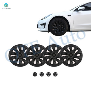 Set of 4 Wheel Covers Hubcaps Cyclone Style To 2017-2023 Tesla 3 18 inch Wheel Except Highland