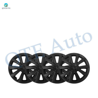 Set Of 4 Wheel Covers Small Sword Shadow Hubcaps To 2017-2023 Tesla 3 18 inch Except Highland