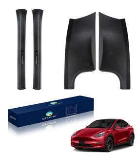 Set of 4 Door Sill Protector Threshold Strips Compatible With 2020-2025 Tesla Y