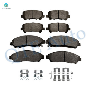 Front-Rear Ceramic Brake Pads For 2009-2011 Honda Pilot, Set of 8 Ceramic Brake Pads