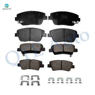 Front Rear Brake Pads for 2011-2015 Hyundai Sonata, 2011-2015 KIA Optima, Set of 8 Ceramic Brakes Pads  D1444 8595 Rear: 8428A-D1445