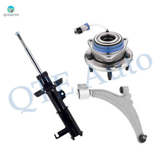Set of 3 Front Left Lower Control Arm Ball Joint-Wheel Hub Bearing Assembly-Suspension Strut Assembly For 2010 Buick Allure w/o Electronic Suspension Set of 3 Front Left Lower Control Arm Ball Joint-Wheel Hub Bearing Assembly-Suspension Strut Assembly For 2010 Buick Allure w/o Electronic Suspension