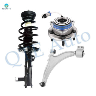 Set of 3 Front Left Lower Control Arm Ball Joint-Wheel Hub Bearing Assembly-Quick Complete Strut-Coil Spring Assembly For 2010 Buick Allure w/o Electronic Suspension Set of 3 Front Left Lower Control Arm Ball Joint-Wheel Hub Bearing Assembly-Quick Complete Strut-Coil Spring Assembly For 2010 Buick Allure w/o Electronic Suspension