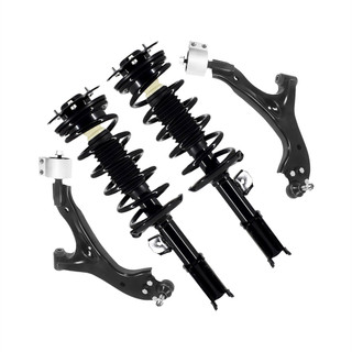 Set of 4 Front Lower Control Arm Ball Joint-Quick Complete Strut-Coil Spring Assembly For 2006 2007 Saturn VUE
