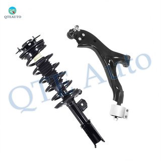 Front Left Lower Control Arm Ball Joint-Quick Complete Strut-Coil Spring Assembly For 2006 2007 Saturn VUE V6
