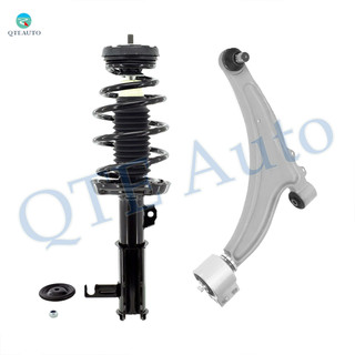 Front Left Lower Control Arm Ball Joint-Quick Complete Strut-Coil Spring Assembly For 2013-2015 Chevrolet Malibu