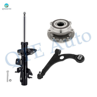 Set of 3 Front Left Lower Control Arm Ball Joint-Wheel Hub Bearing Assembly-Suspension Strut Assembly For 2015-2017 Chrysler 200 Set of 3 Front Left Lower Control Arm Ball Joint-Wheel Hub Bearing Assembly-Suspension Strut Assembly For 2015-2017 Chrysler 200