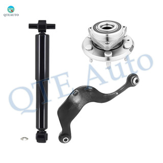Set of 3 Rear Left Upper Rearward Control Arm-Wheel Hub Bearing Assembly-Shock Absorber For 2007-2010 Saturn Outlook Set of 3 Rear Left Upper Rearward Control Arm-Wheel Hub Bearing Assembly-Shock Absorber For 2007-2010 Saturn Outlook
