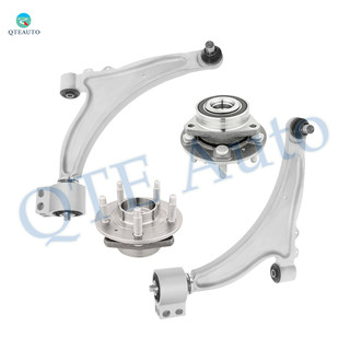 Set of 4 Front Lower Control Arm Ball Joint-Wheel Hub Bearing Assembly For 2016 Chevrolet Malibu Limited