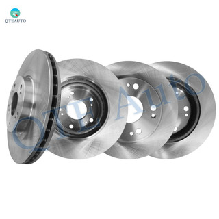 Set of 4 Front 299.95mm-Rear 260mm Brake Disc Rotors Replacement For 2013-2015 Acura ILX L4