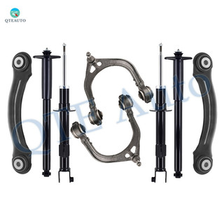 Set of 8 Front Upper Control Arm Ball Joint-Suspension Strut Assembly-Rear Upper Forward Control Arm-Complete Shock Absorber Kit For 2006-2008 Dodge Charger