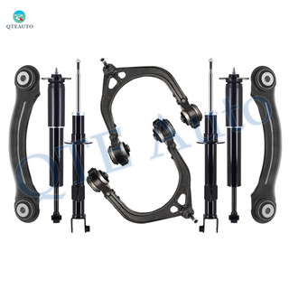 Set of 8 Front Upper Control Arm Ball Joint-Suspension Strut Assembly-Rear Upper Forward Control Arm-Shock Absorber For 2007-2010 Dodge Charger
