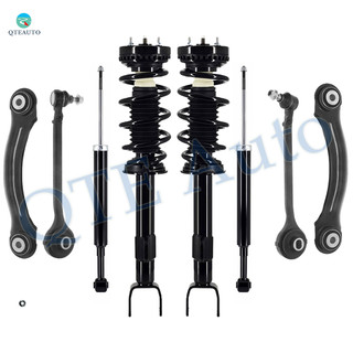 Set of 8 Front Lower Forward Control Arm Ball Joint-Quick Complete Strut-Coil Spring Assembly-Rear Upper Forward Control Arm-Shock Absorber For 2012-2014 Chrysler 300 V8 Set of 8 Front Lower Forward Control Arm Ball Joint-Quick Complete Strut-Coil Spring Assembly-Rear Upper Forward Control Arm-Shock Absorber For 2012-2014 Chrysler 300 V8