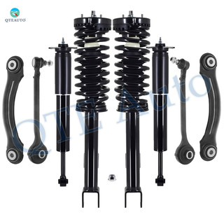 Set of 8 Front Lower Forward Control Arm Ball Joint-Quick Complete Strut-Coil Spring Assembly-Rear Upper Forward Control Arm-Shock Absorber For 2005-2010 Chrysler 300 C SRT8
