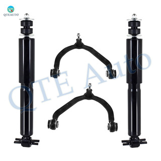 Set of 4 Front Upper Control Arm Ball Joint-Shock Absorber For 2003-2020 Chevrolet Express 3500